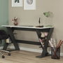 Hanah Home Lungo Escritorio de Estudio Antracita y Blanco